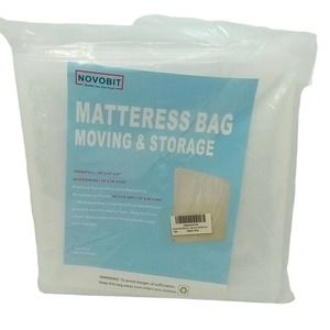 Plastic Mattress Bag for Moving & Storage 2Pk Twin/Full